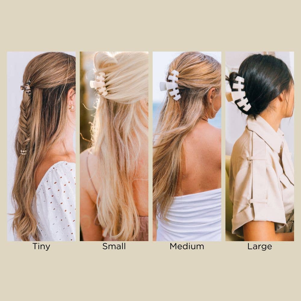 Teleties - Classic Hair Clip Large (Almond Beige)