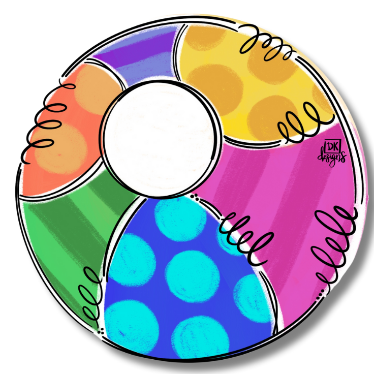 Door Hanger Attachment - Beach Ball