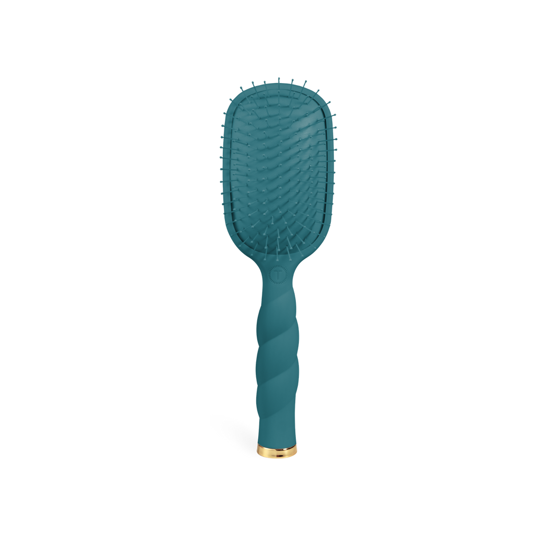 Teleties - Detangler Hair Brush for Medium Hair - Teal With It