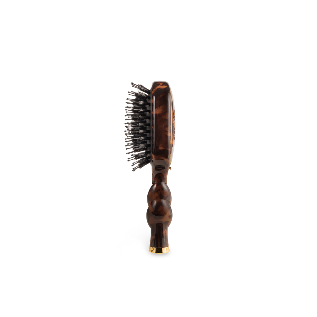 Teleties - Mini Boar Brush | Tortoise