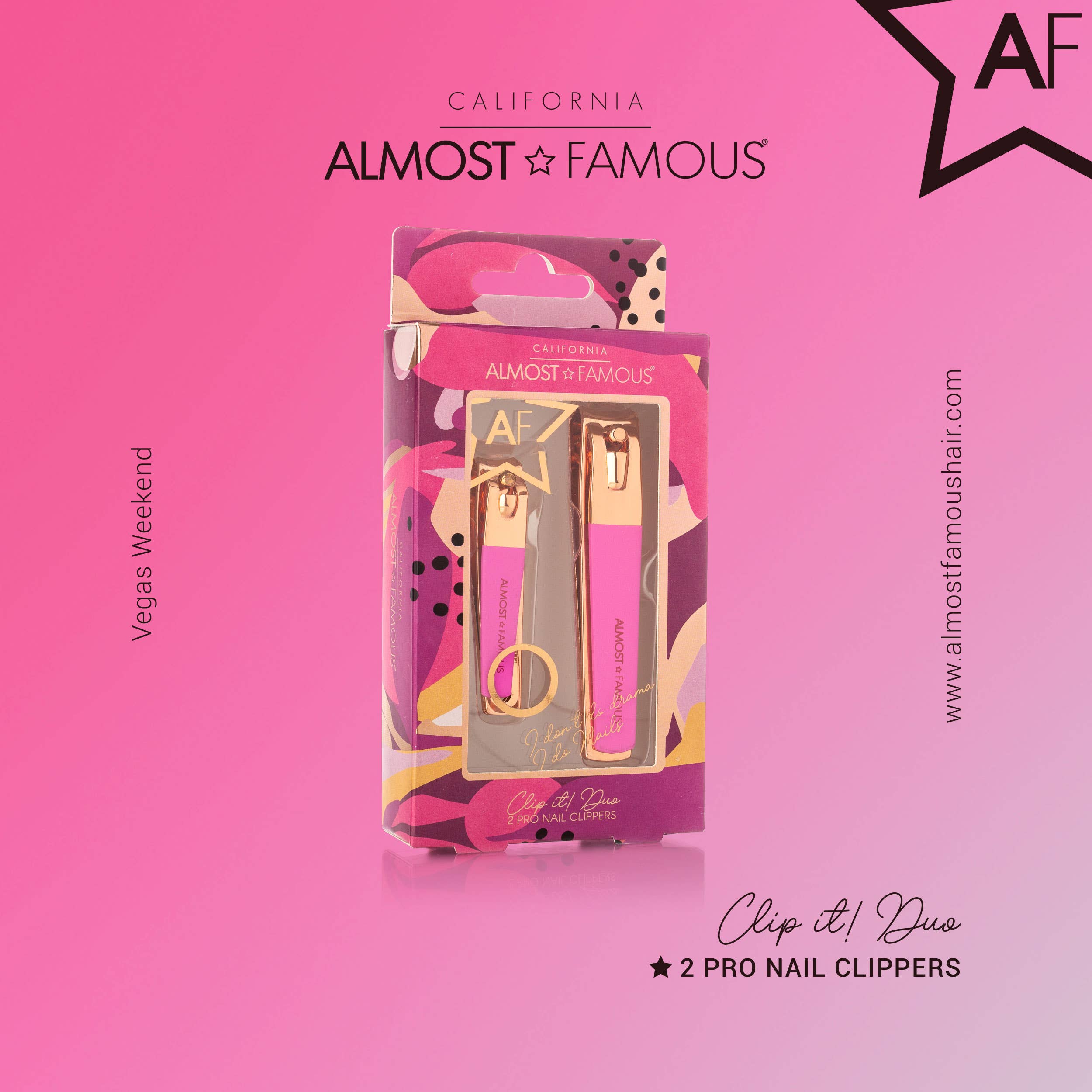 Rose Gold 2-Piece Nail Clipper Set