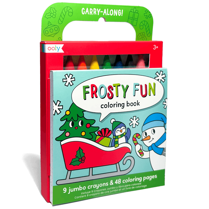 OOLY - Carry-Along Coloring Book Set - Frosty Fun