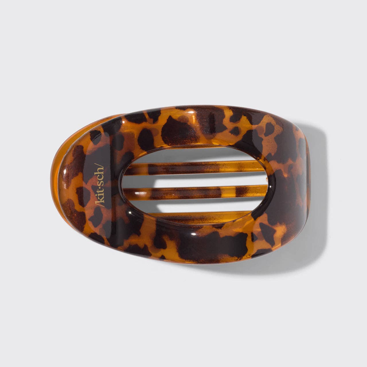 Kitsch - Recycled Plastic Large Flat Cloud Clip - Tort
