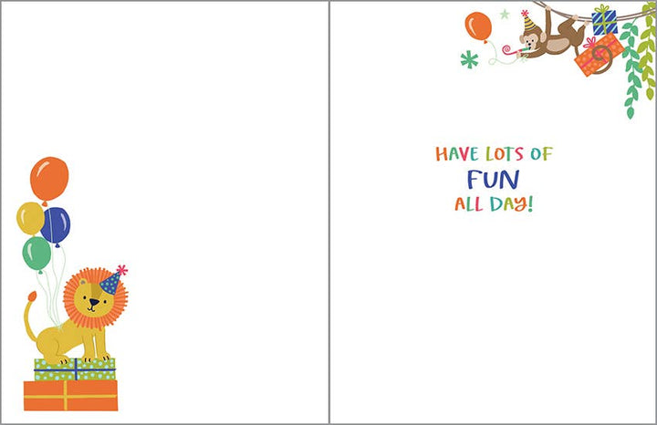 Birthday Greeting Card - Jungle time