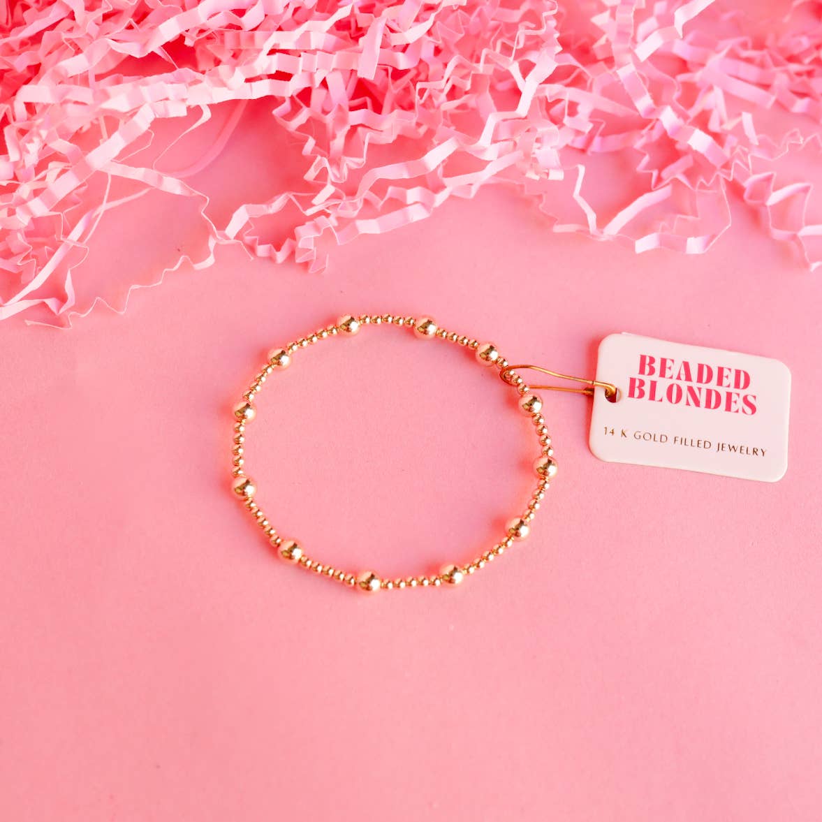 Beaded Blondes - Lively Bracelet in Gold