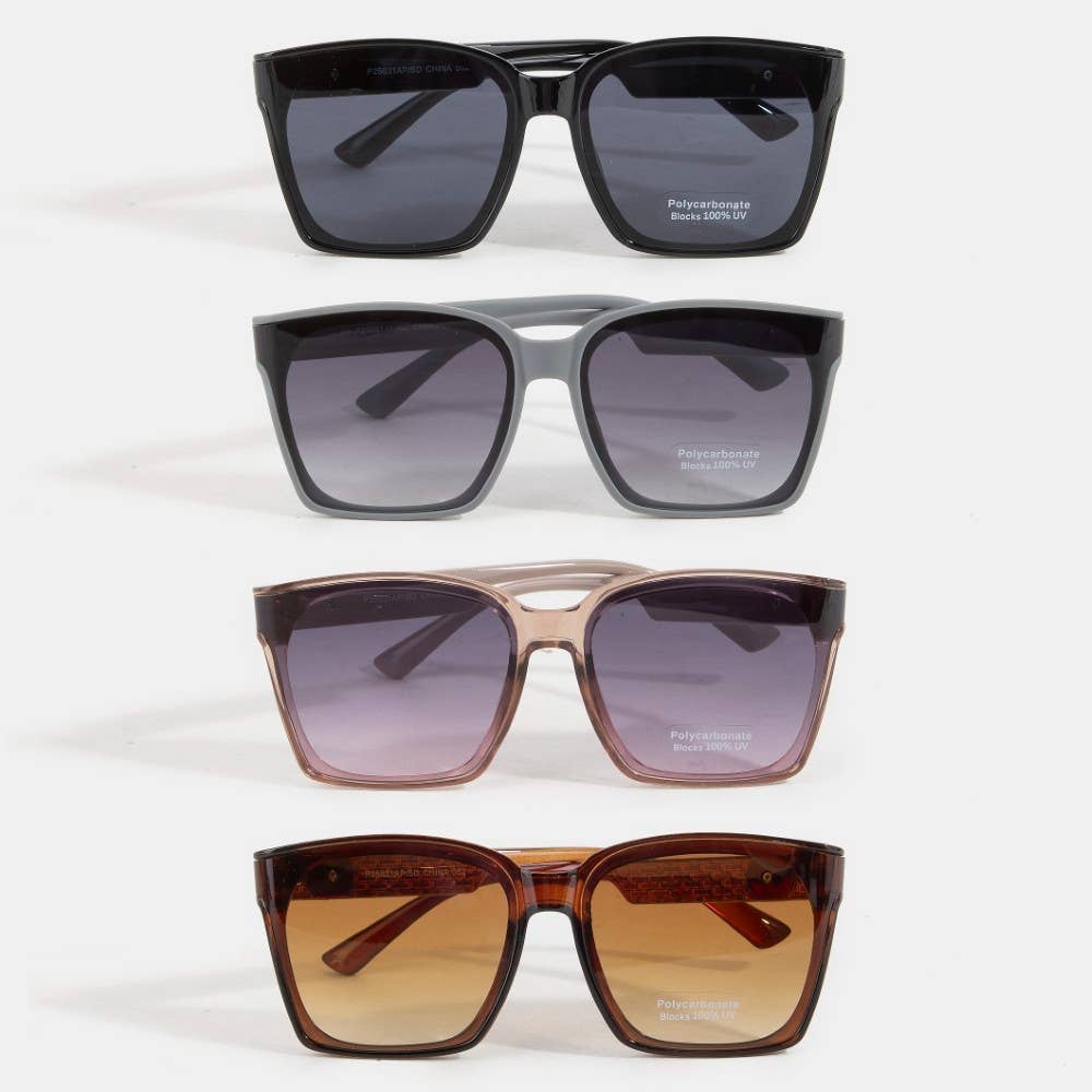 Large Square Lens Sunglasses