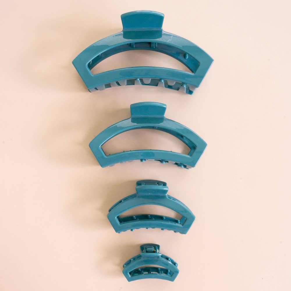 Teleties - Open Teal With It Tiny Hair Clip