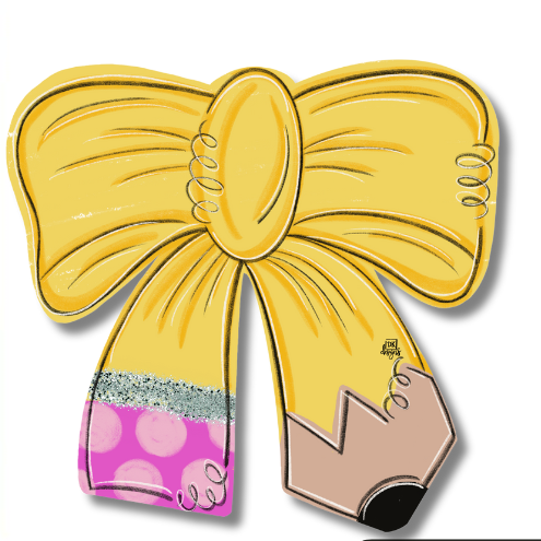 Door Hanger Attachment - Pencil Bow