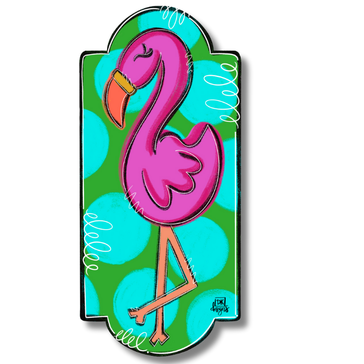 Door Hanger Attachment - Flamingo