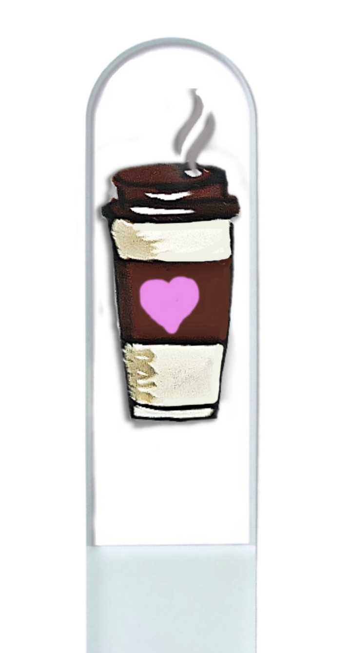 Glass Nail File - Coffee Lover