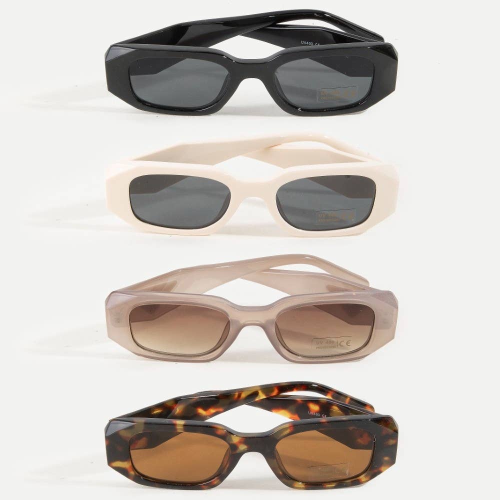 Remi -  Rectangle Frame Sunglasses