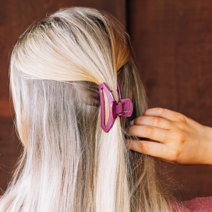Teleties - Open Mulberry Small Hair Clip