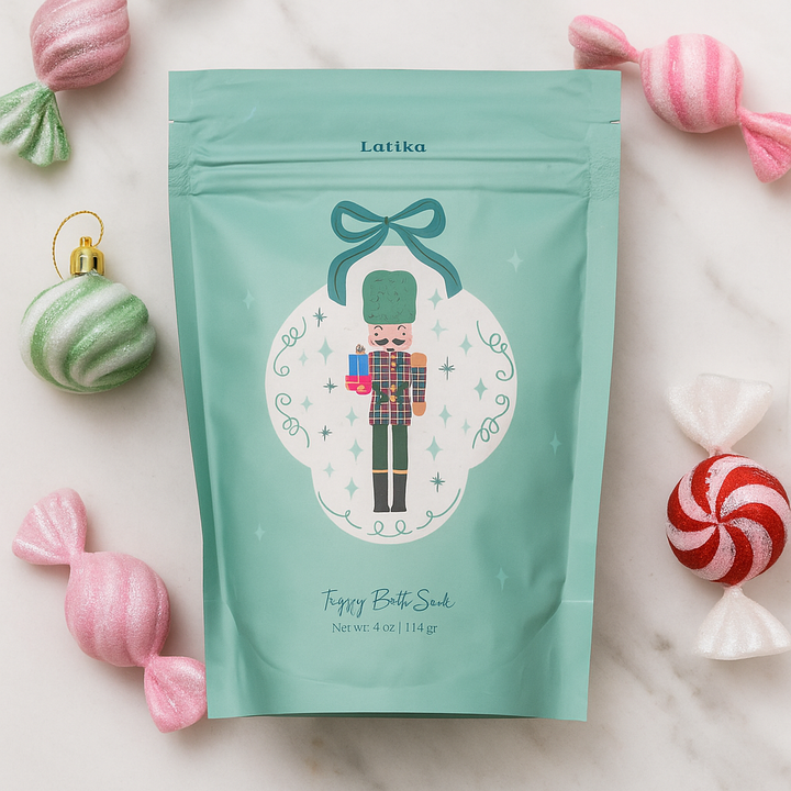Fizzing Bath Soak - Sugared Plum & Amber