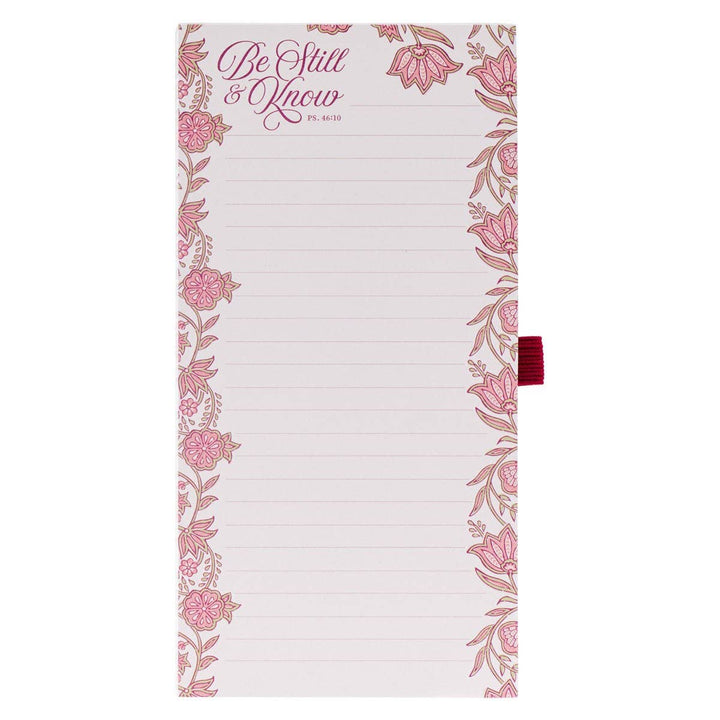 Be Still Magnetic Notepad w/pen