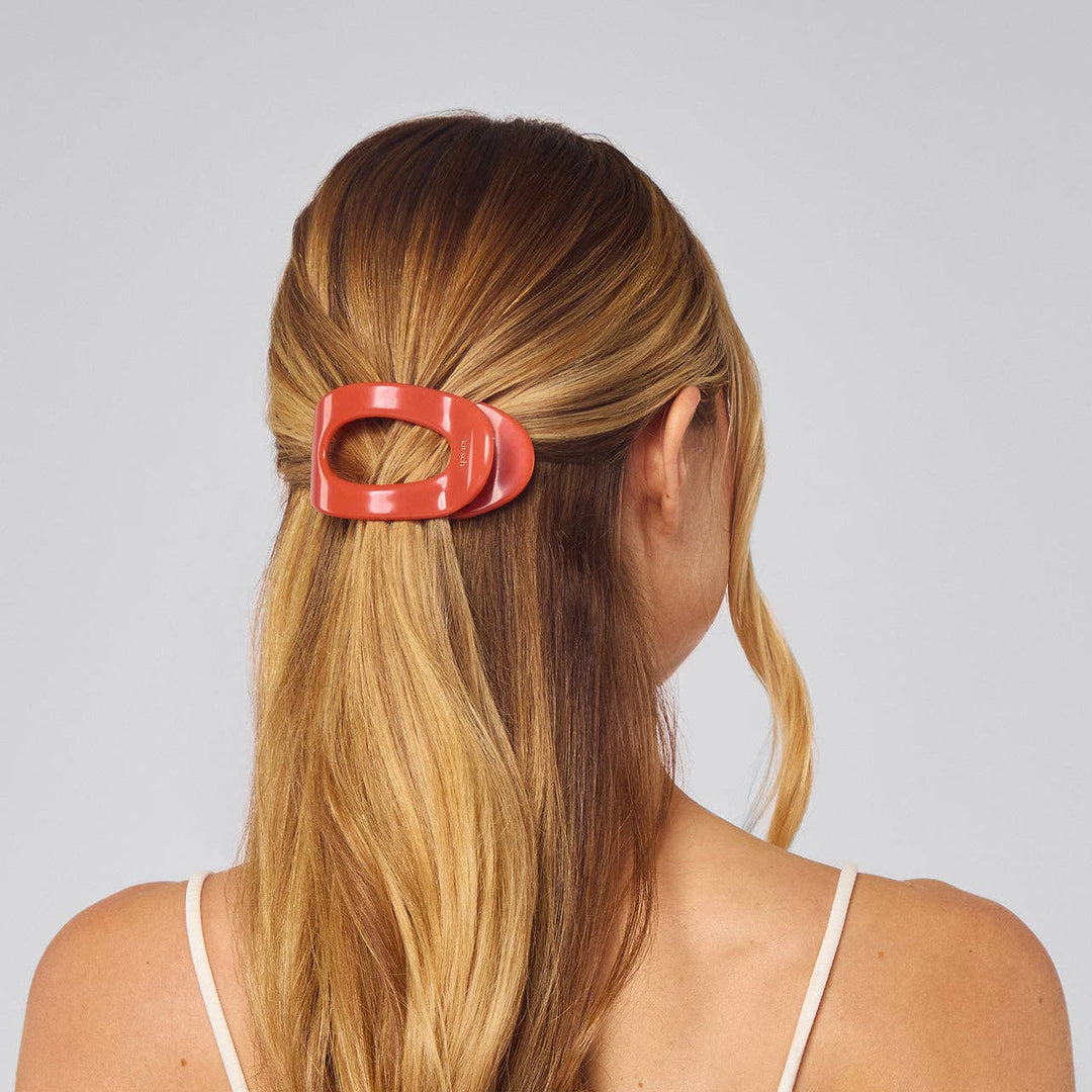 Kitsch - Recycled Plastic Flat Cloud Clip - Cherry