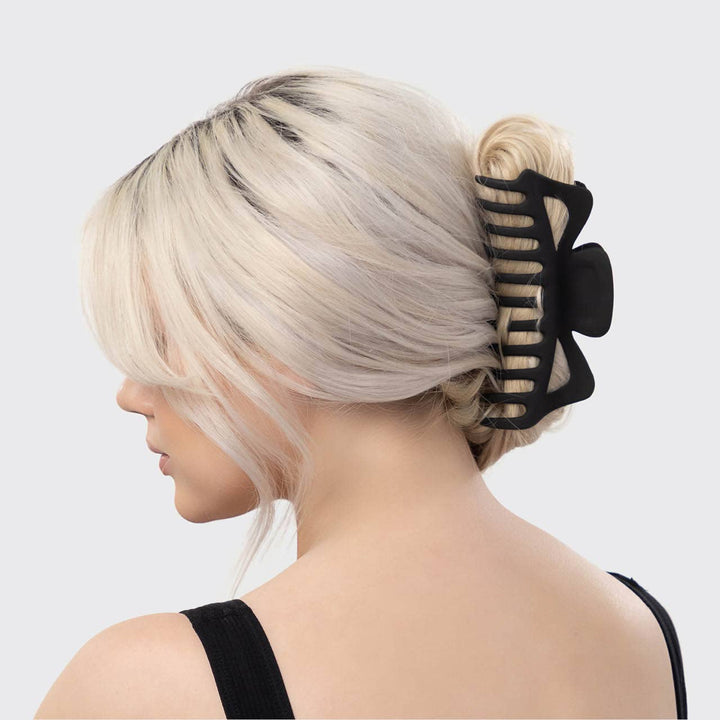 Kitsch - Jumbo Classic Claw Clips 2pc - Black & Tort