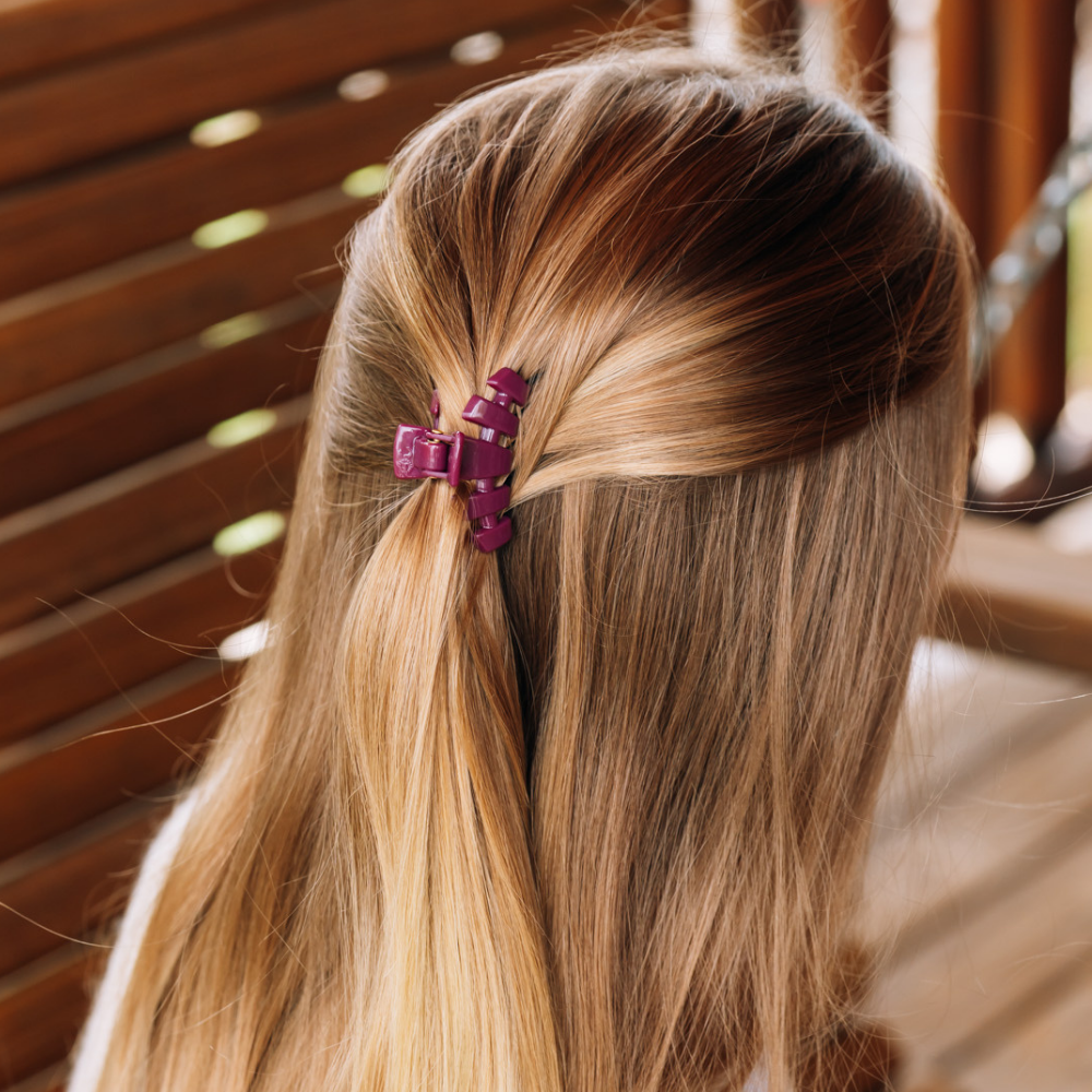 Teleties - Classic Mulberry Tiny Claw Clip
