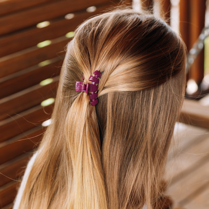 Teleties - Classic Mulberry Tiny Claw Clip
