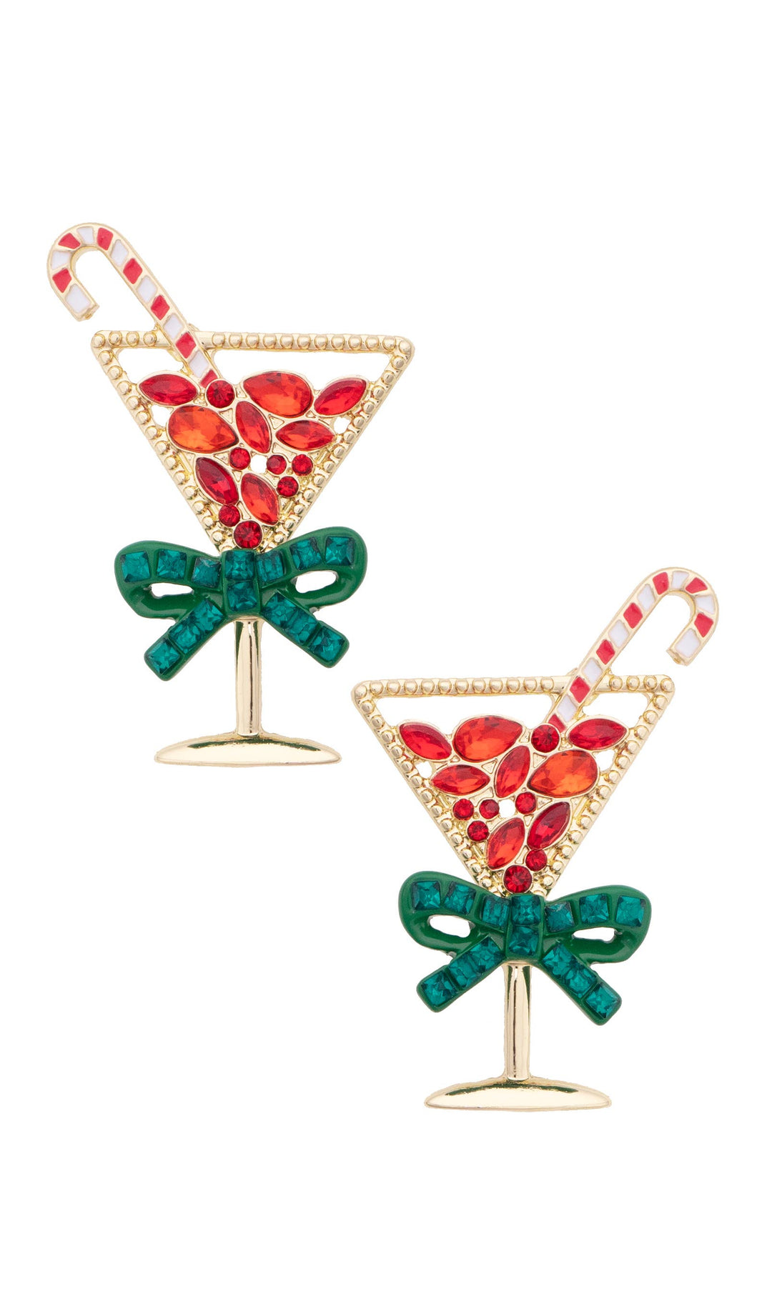 Mistletoe Martini Earrings