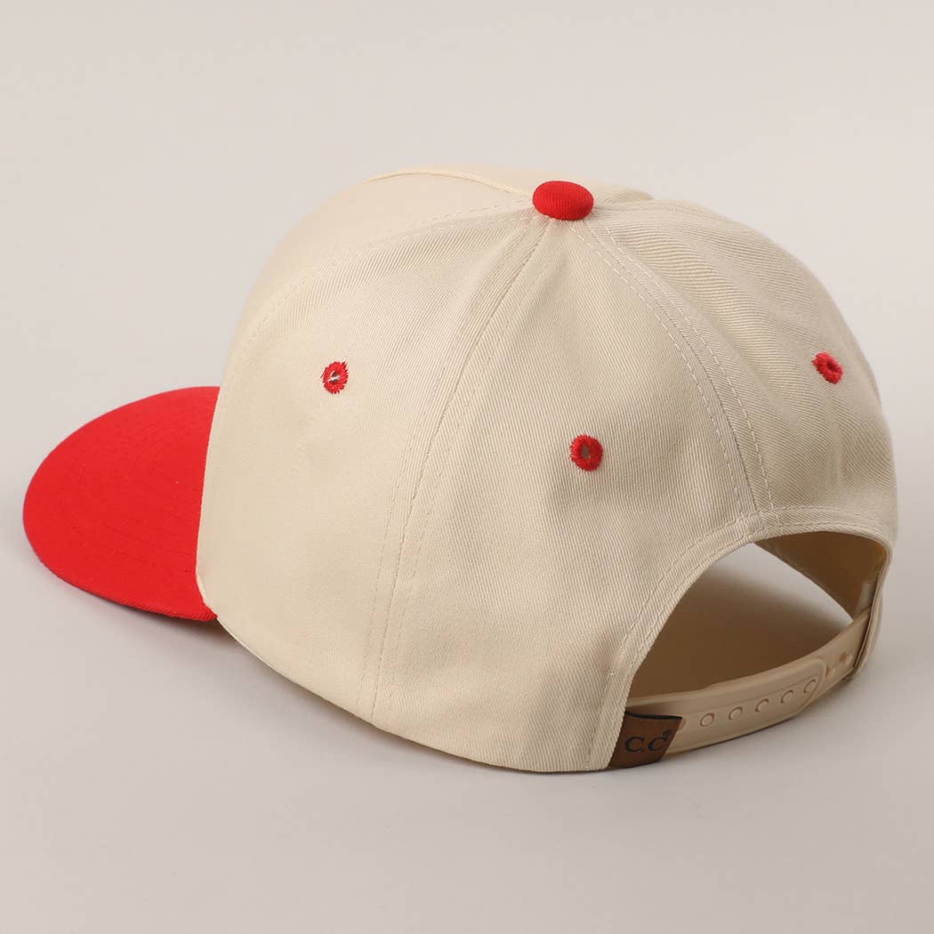 Psalm 46:5 Embroidered Trucker Hat - Beige