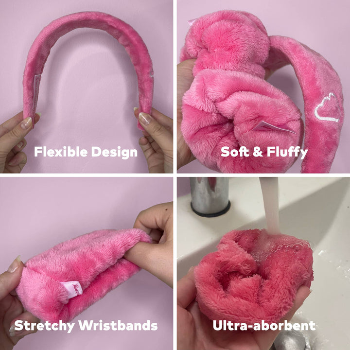 Makeup Eraser - Drip Eraser Spa Gift Set | Pink