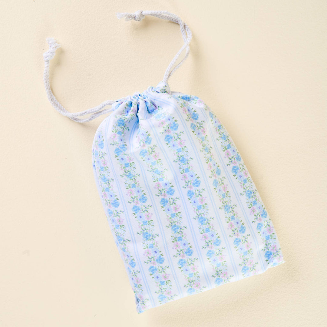 Rosie - XL Quick-Dry Beach Towel - (Petal Parade Blue)