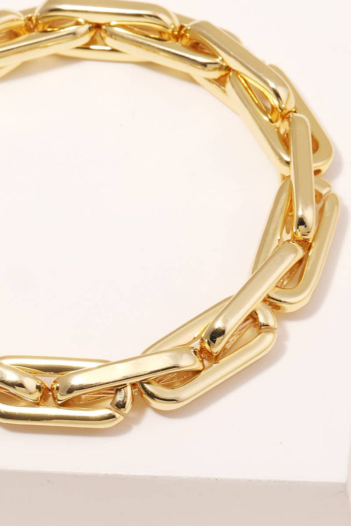 Gwen - Chunky Link Stretch Bracelet