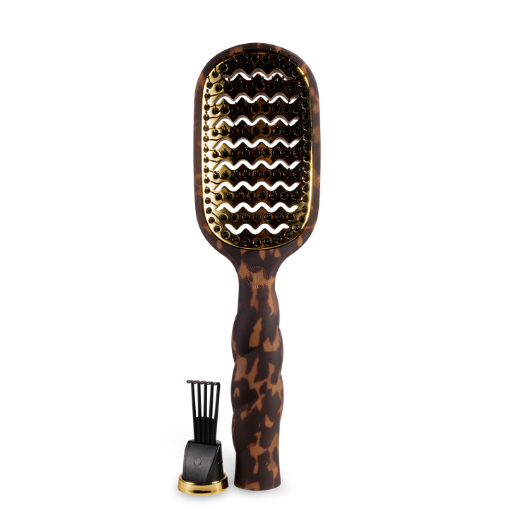 Teleties - Vented Hair Brush | Tortoise