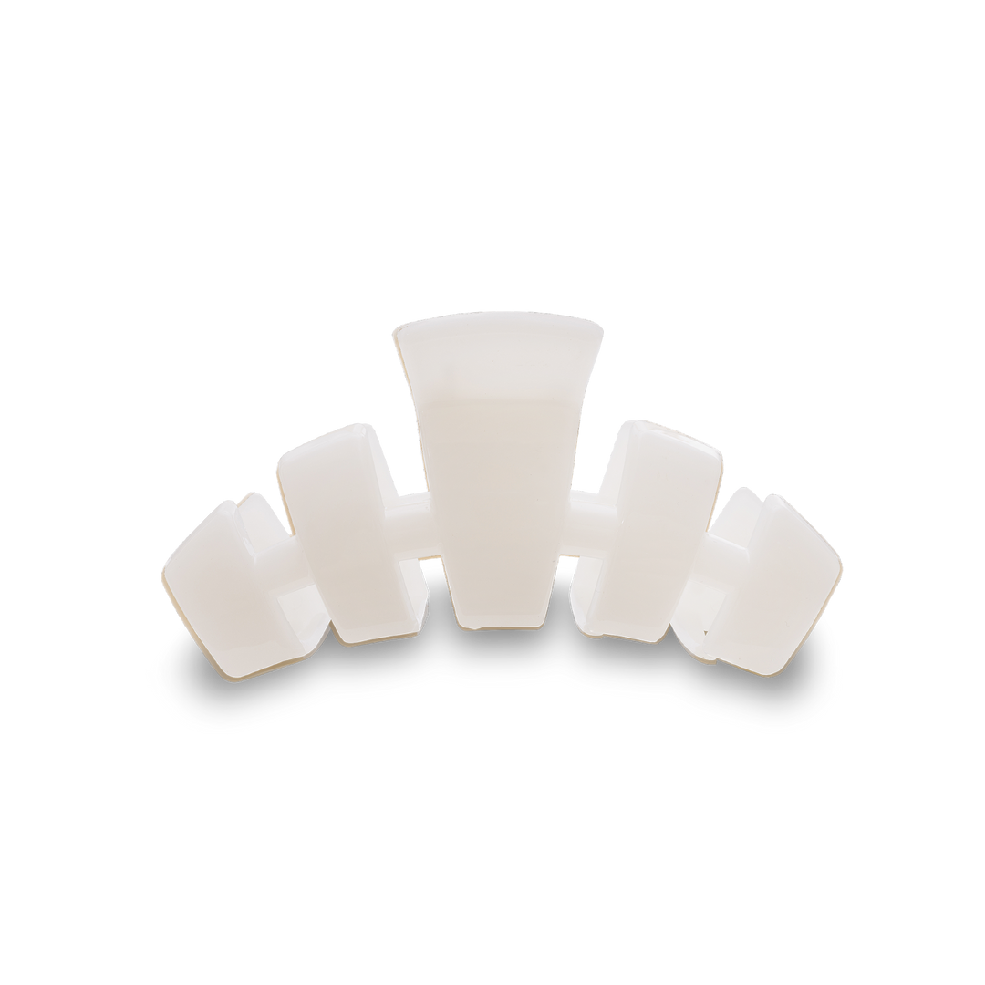 Teleties - Classic Hair Clip Small (Coconut White)