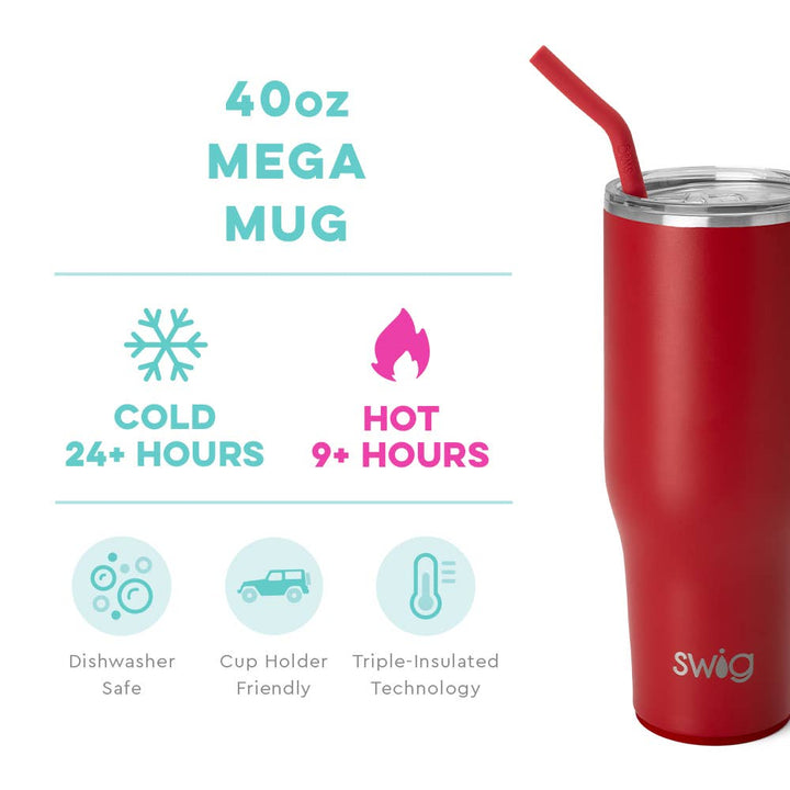 Swig - Crimson Mega Mug (40oz)