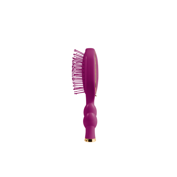 Teleties - Mini Detangler Hair Brush for Medium Hair - Mulberry