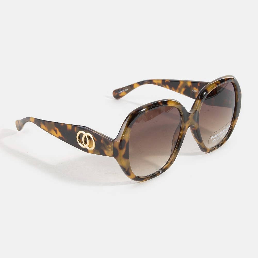 Large Round Lens Sunglasses