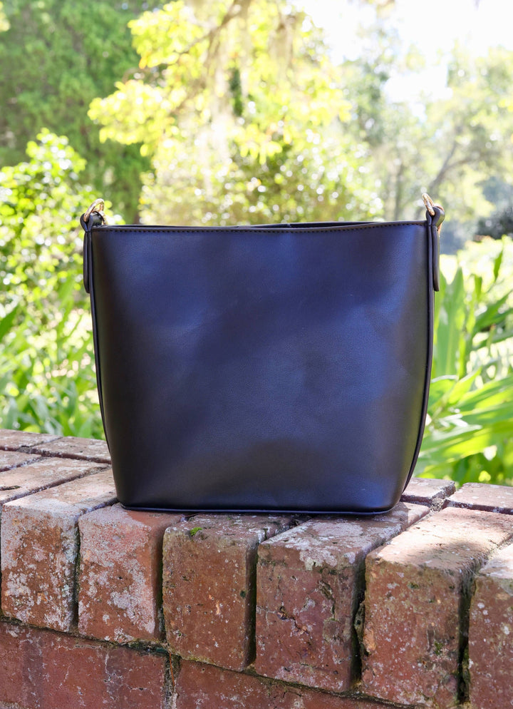 Brielle - Bucket Crossbody Bag (Black)