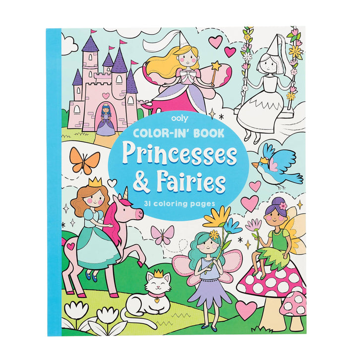 OOLY - Color-in' Book Princess & Fairies