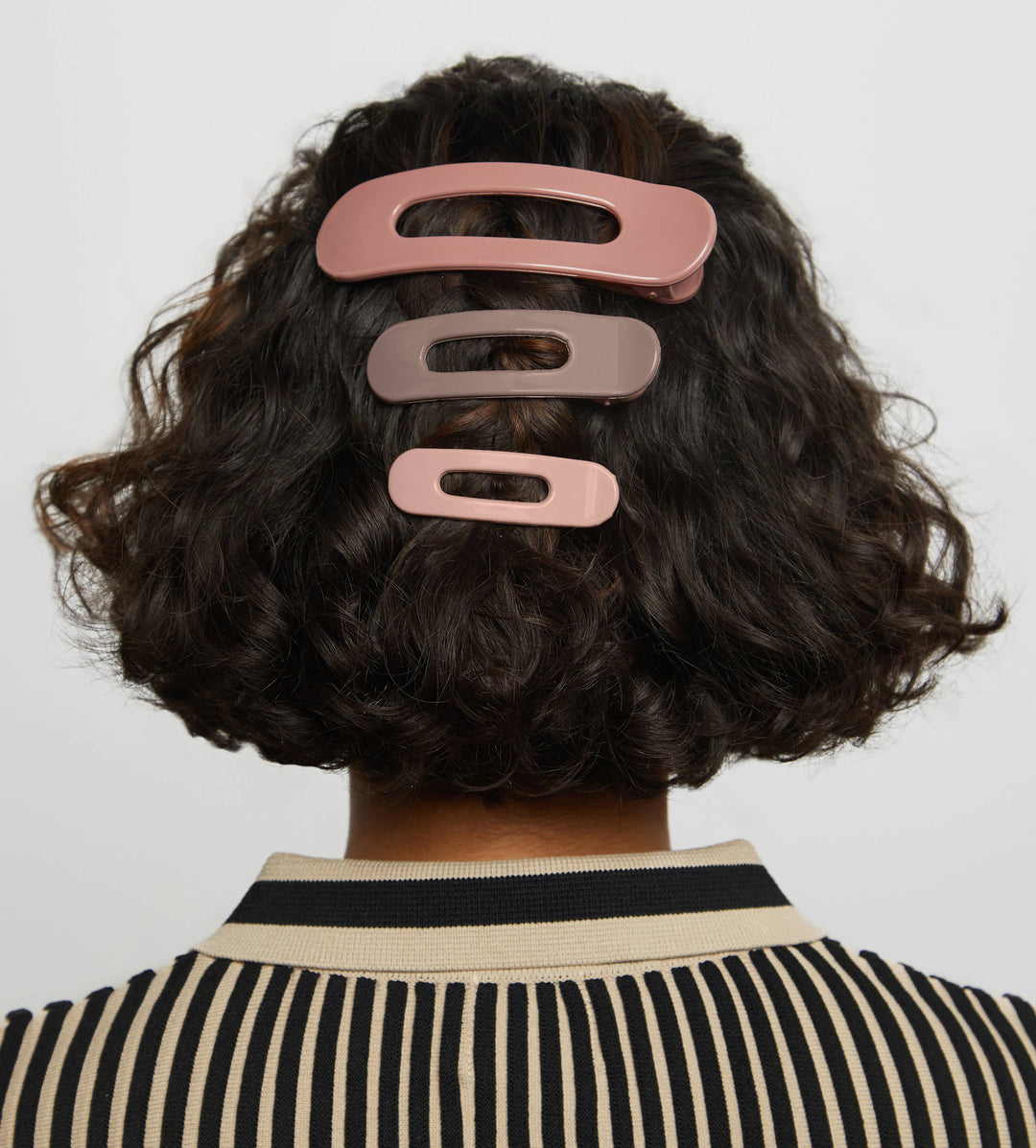 Kitsch - Flat Lay Claw Clip 3pc Flat (Ultra Glossy Terracotta)
