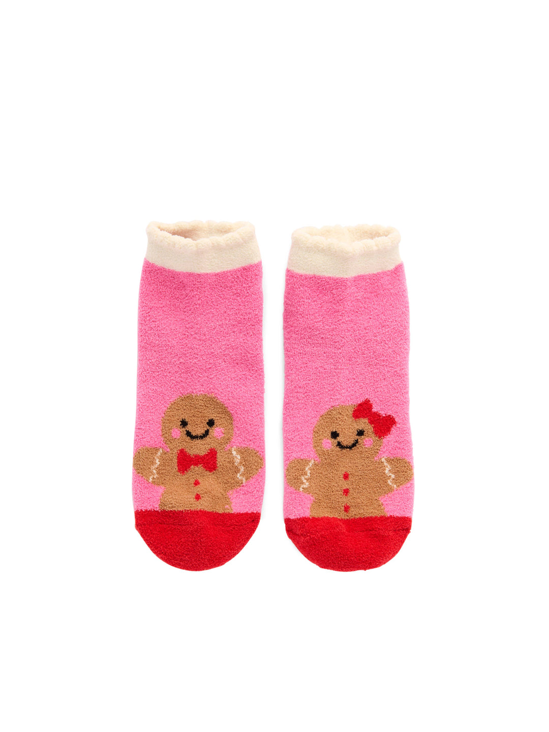 Fuzzy Socks - Gingerbread