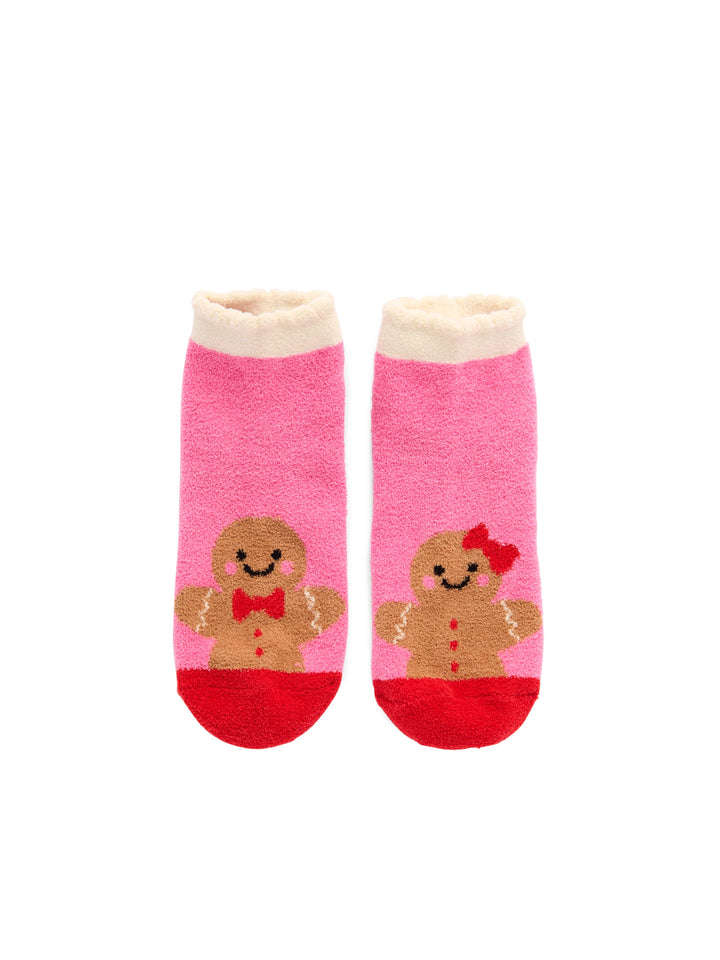 Fuzzy Socks - Gingerbread