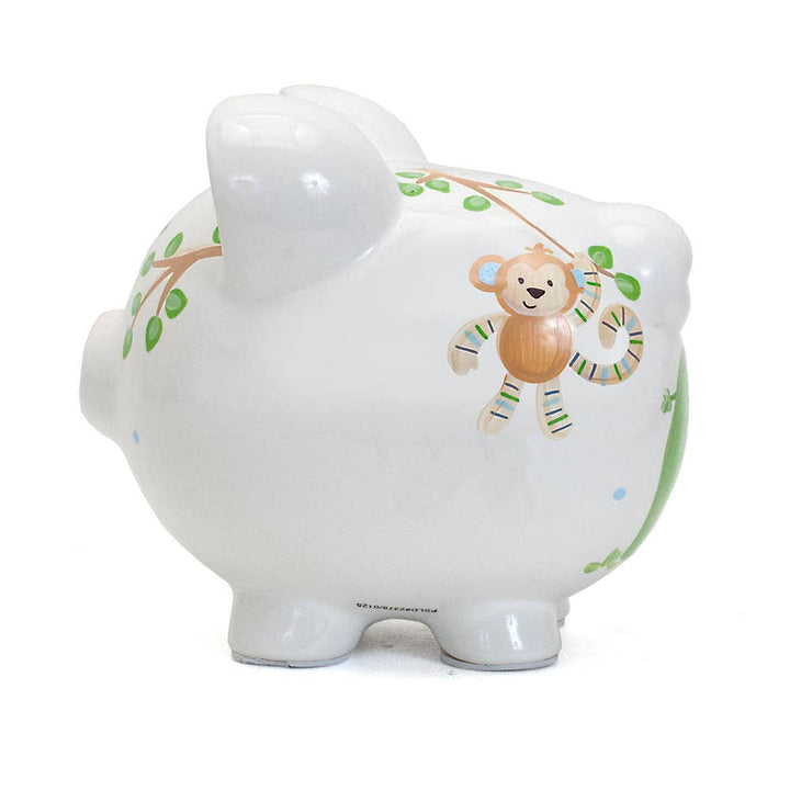 Large Piggy Bank - Blue Tropical Punch