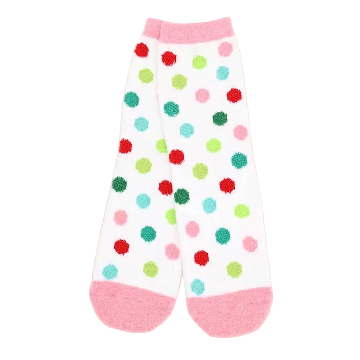 Fuzzy Christmas Socks - Ornament