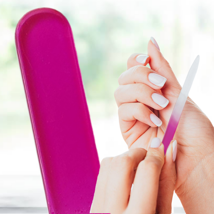 Glass Nail File - Magenta