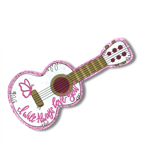 Door Hanger Attachment - Guitar Love