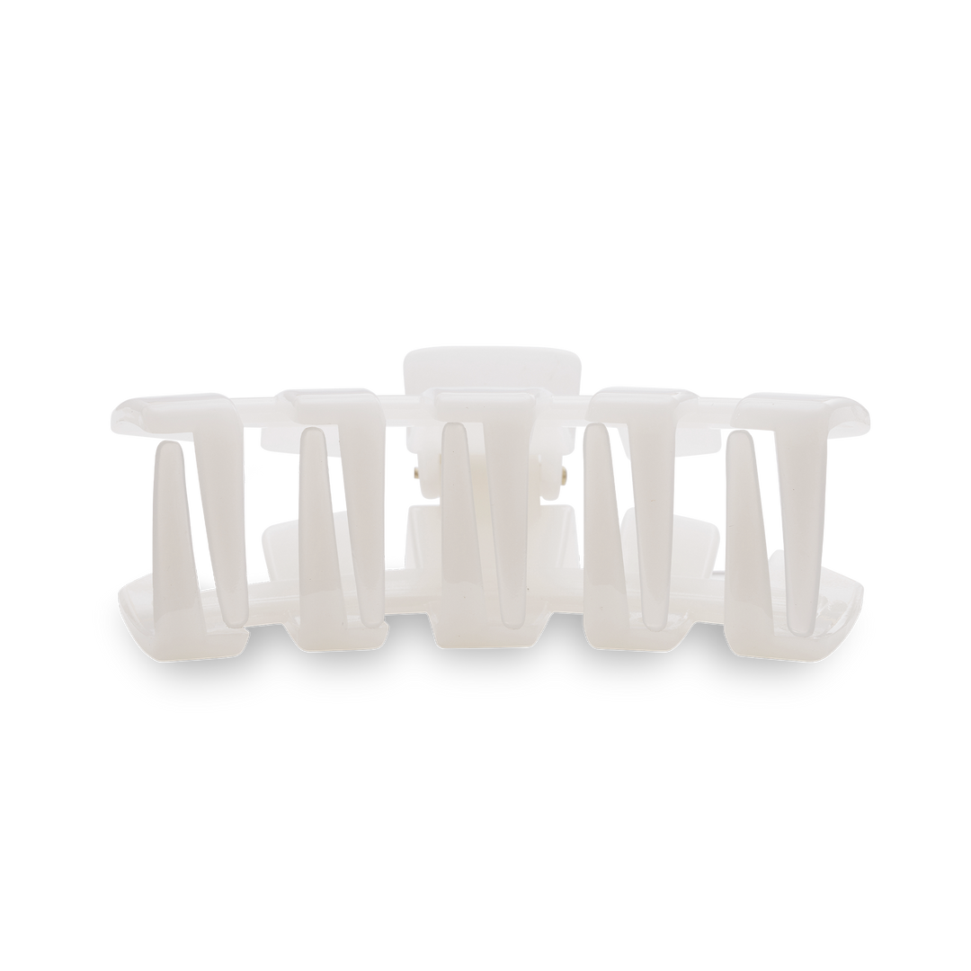 Teleties - Classic Hair Clip Small (Coconut White)