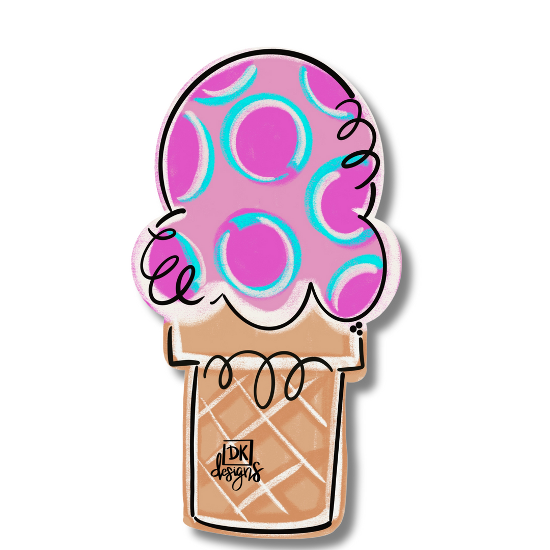 Door Hanger Attachment - Ice Cream
