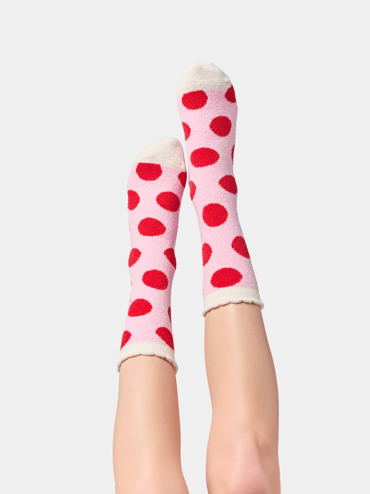 Fuzzy Socks - Snowman