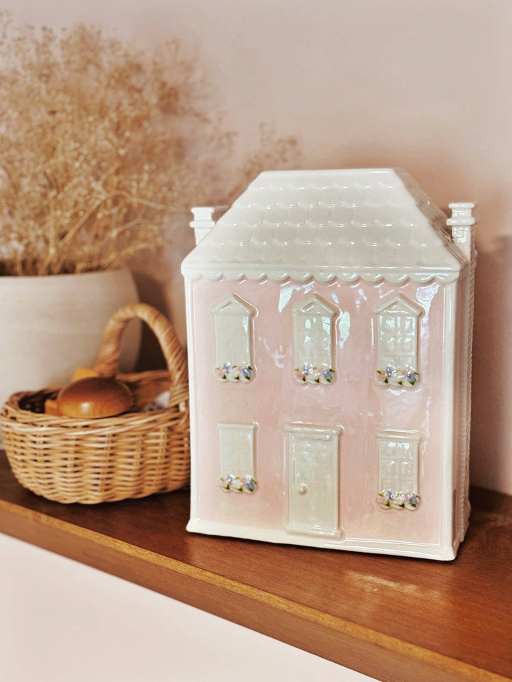 Large Ceramic Bank - Pink Doll House