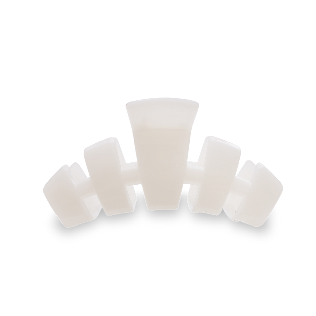 Teleties - Classic Hair Clip Coconut White (Medium)