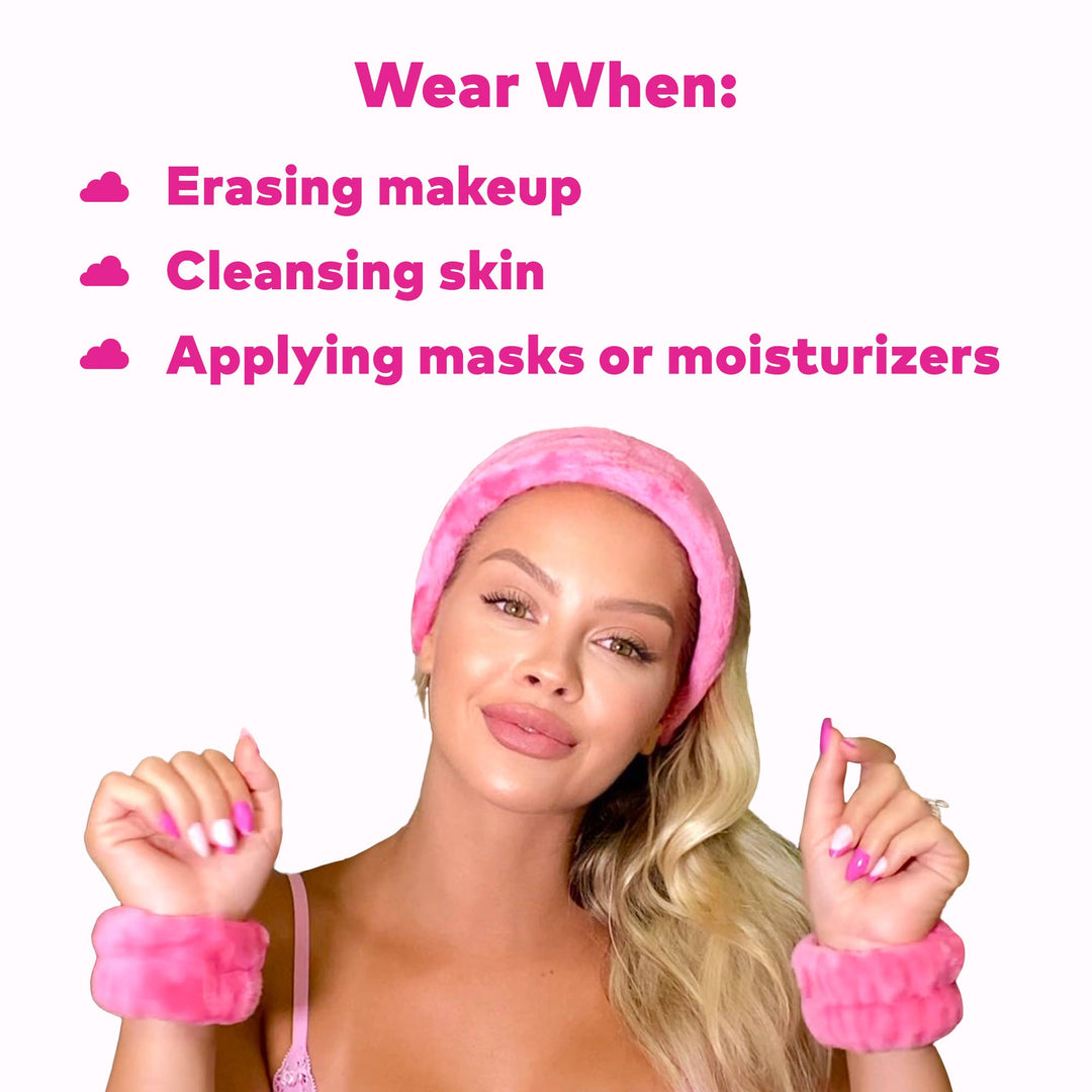 Makeup Eraser - Drip Eraser Spa Gift Set | Pink