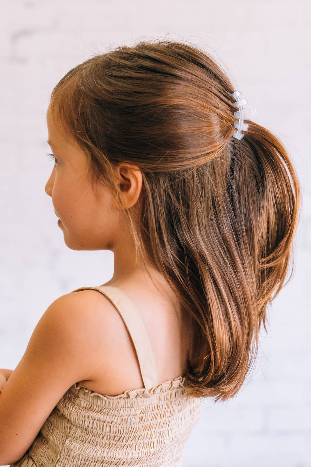 Teleties - Classic Hair Clip Tiny (Coconut White)