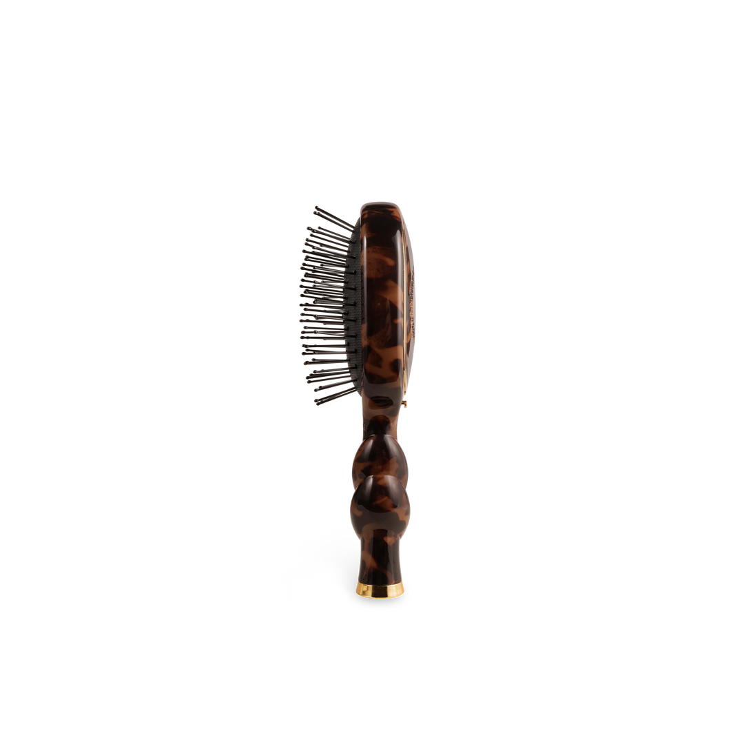 Teleties - Mini Detangler Brush for Medium Hair - Tortoise