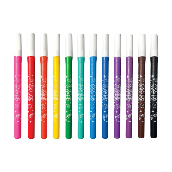 OOLY - Yummy Yummy Fruit Scented Markers - Set of 12